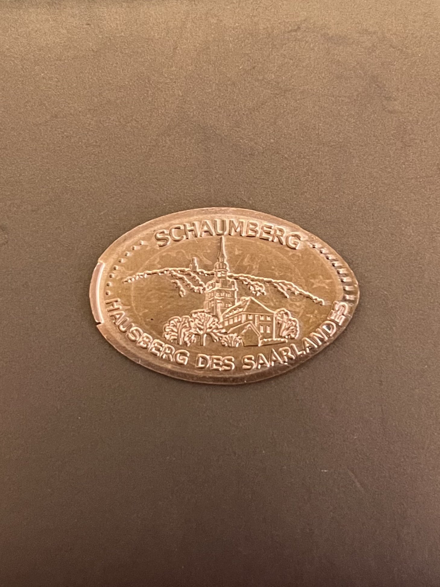 Souvenirmünze Schaumberg