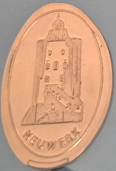 Souvenirmünze Insel Neuwerk in Hamburg