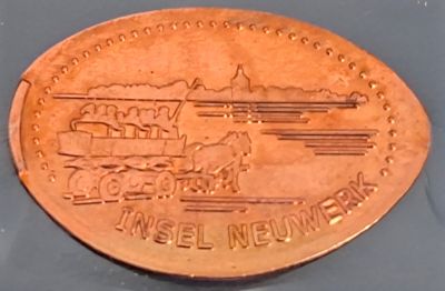Souvenirmünze Insel Neuwerk in Hamburg