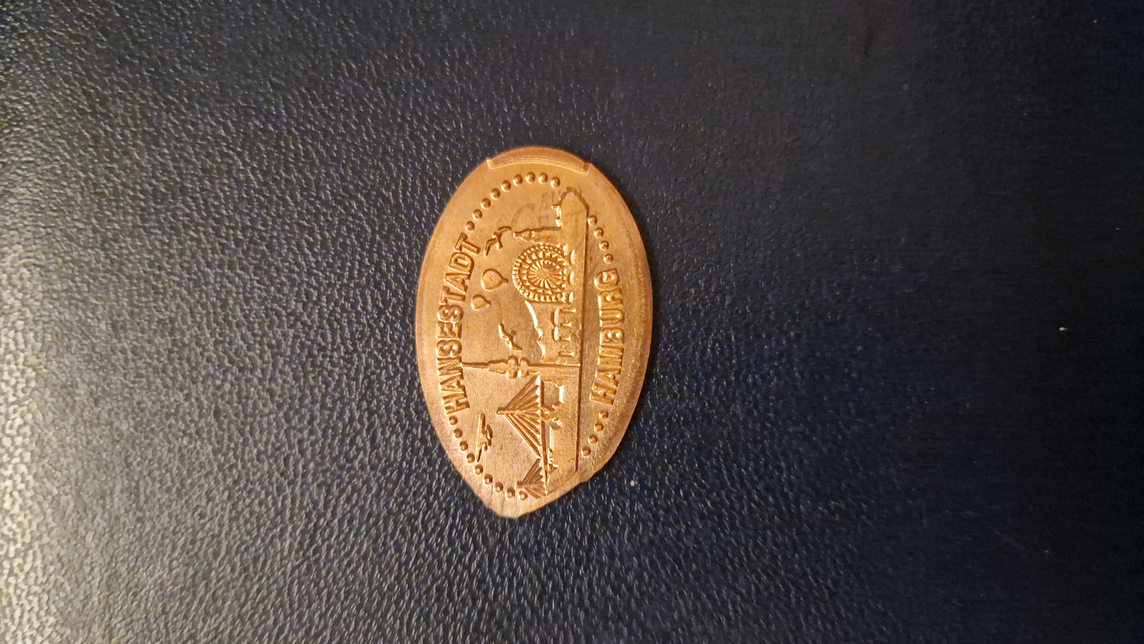 Souvenirmünze Landungsbrücken A5