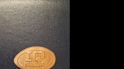Souvenirmünze – Motiv von Münzautomat Landungsbrücken A5 (Hamburg)