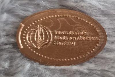Pièce souvenir – motif de la machine Maritimes Museum (Koreastraße 1, 20457 Hamburg)
