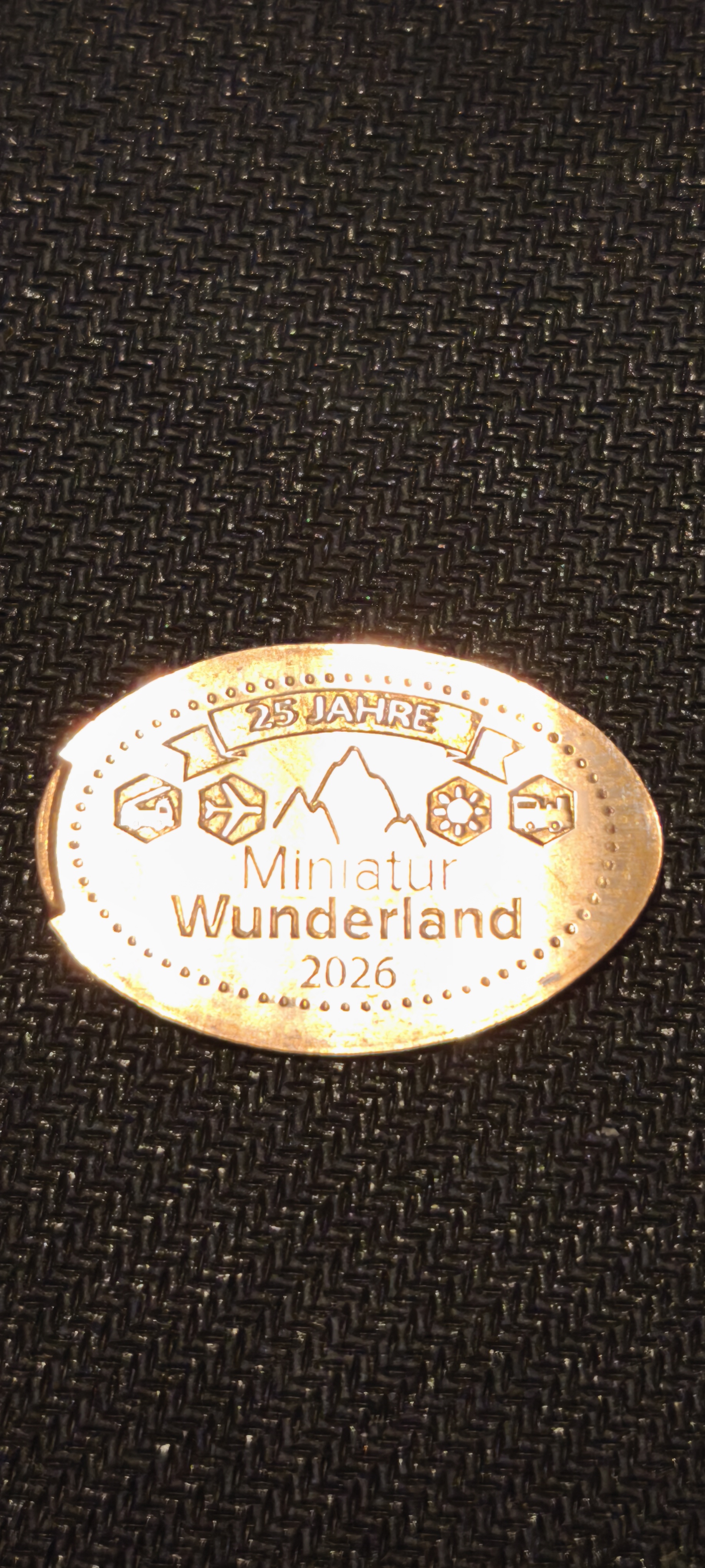 Souvenirmünze Miniatur Wunderland