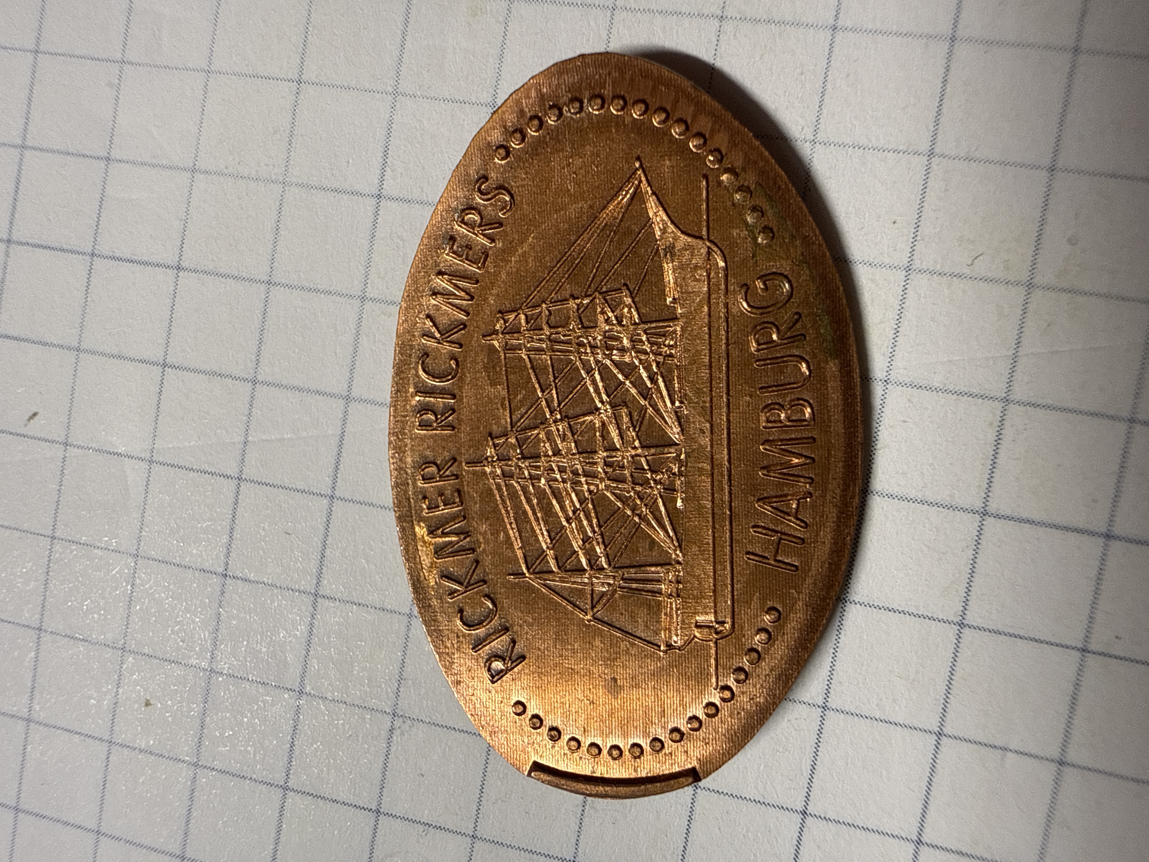 Souvenirmünze Rickmer Rickmers