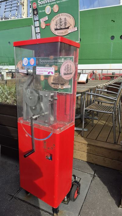 Münzautomat Rickmer Rickmers in Hamburg