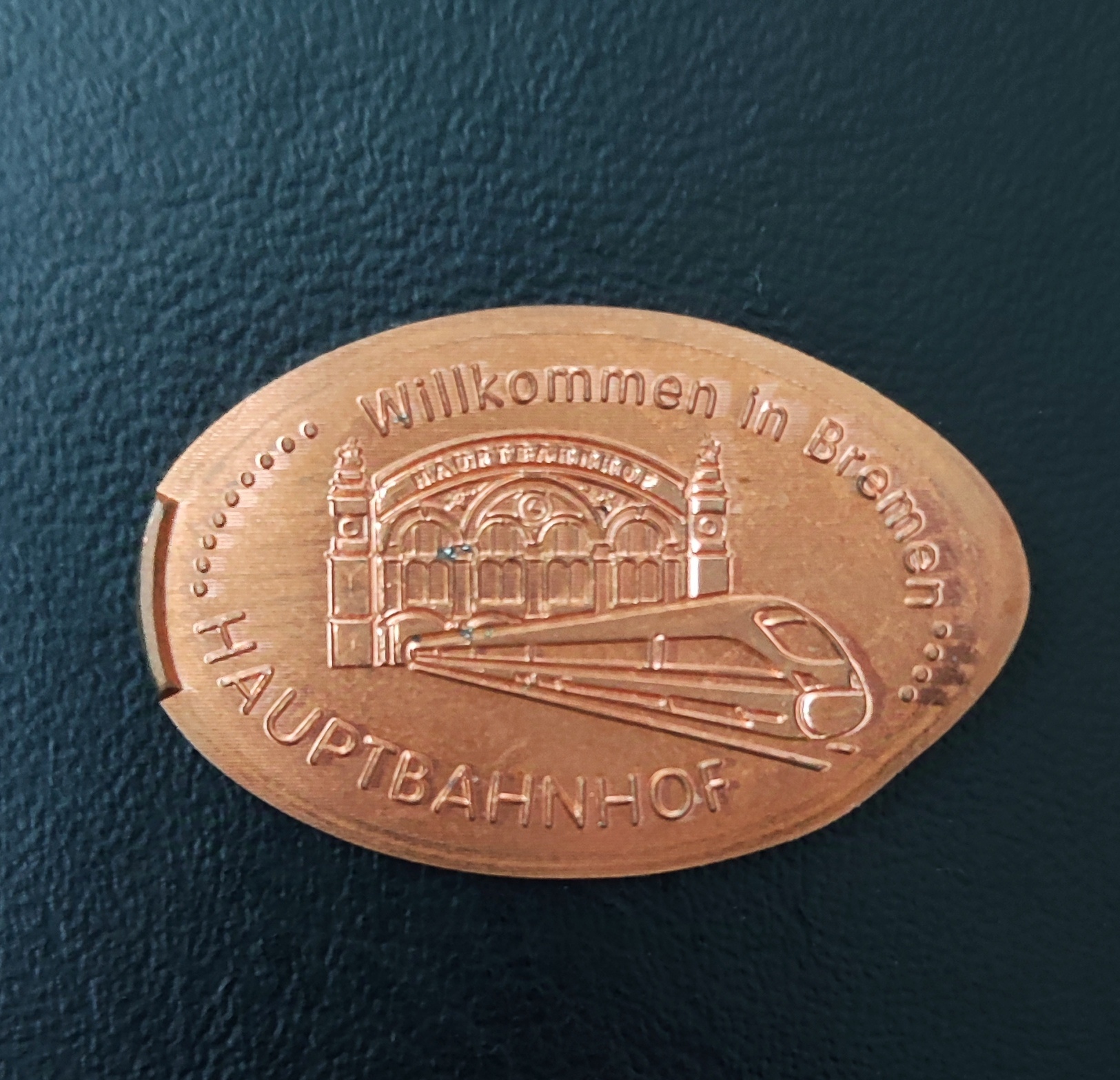 Souvenirmünze Hauptbahnhof