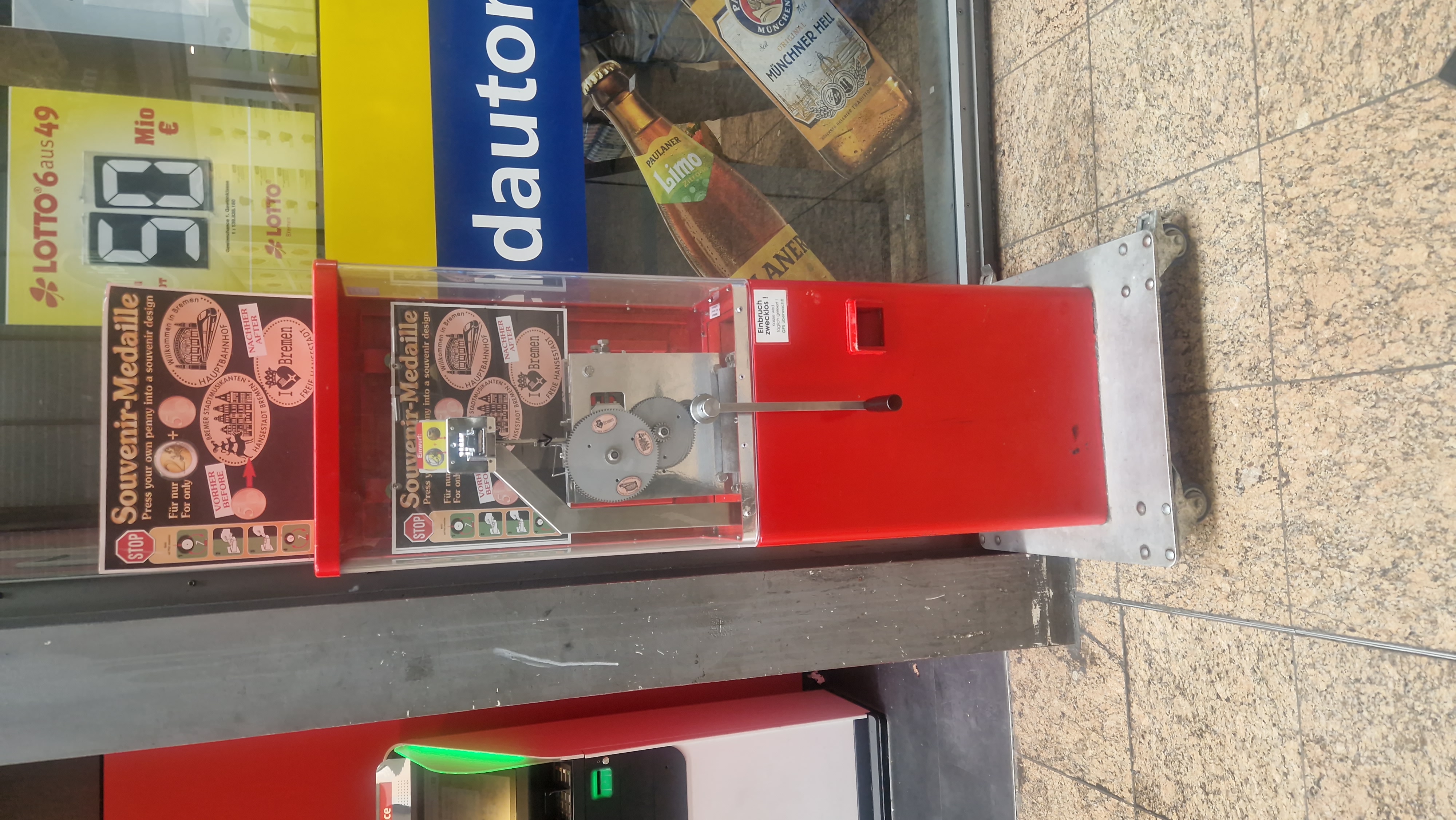 Münzautomat Hauptbahnhof in Bremen