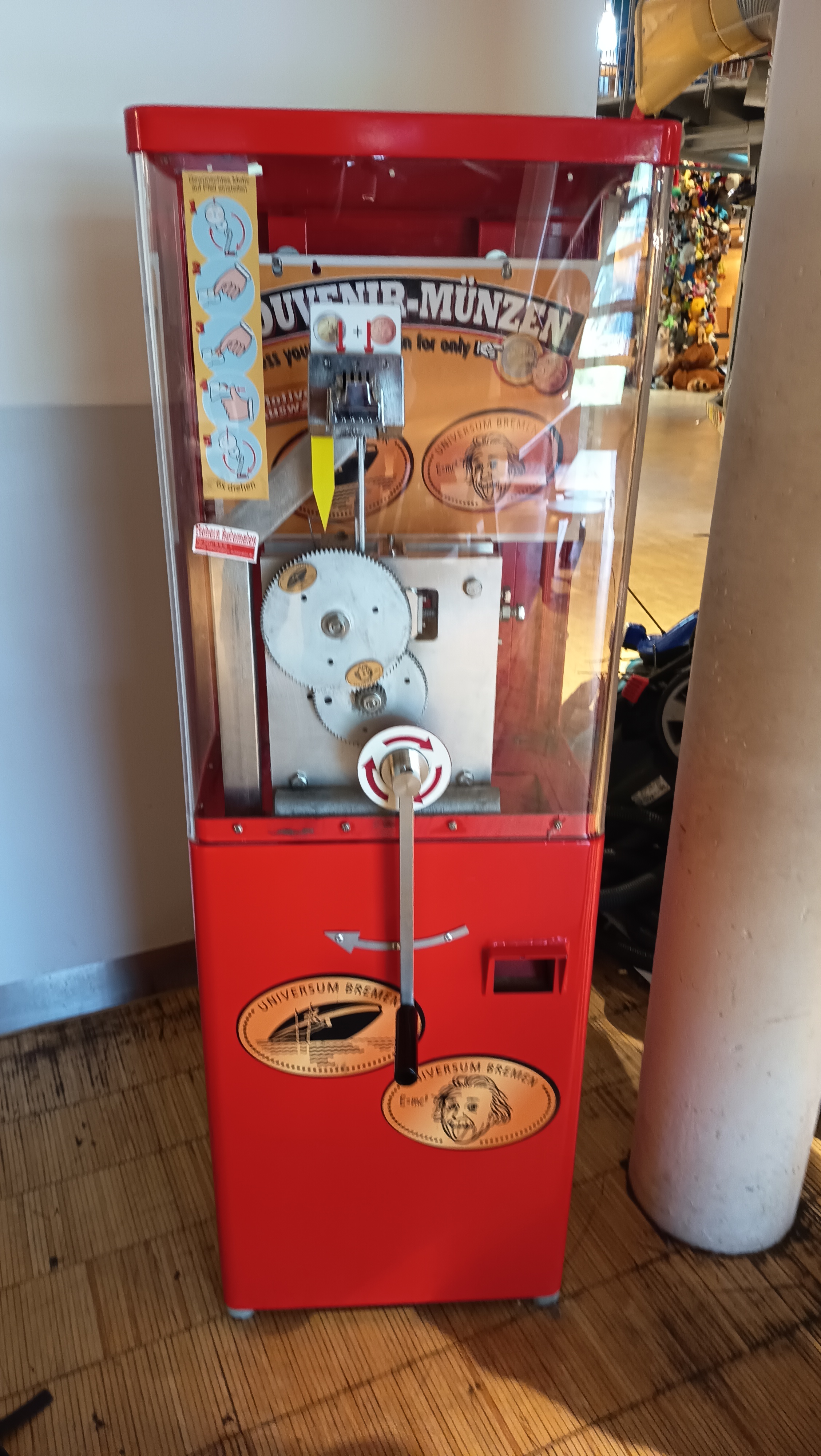 Münzautomat Universum Science Center A2 in Bremen