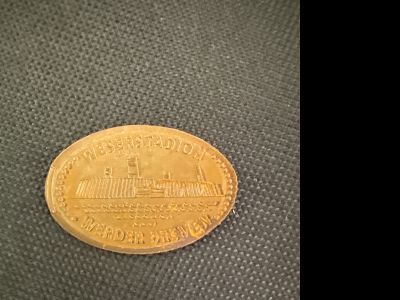 Souvenirmünze – Motiv von Münzautomat Weserstadion (Bremen)
