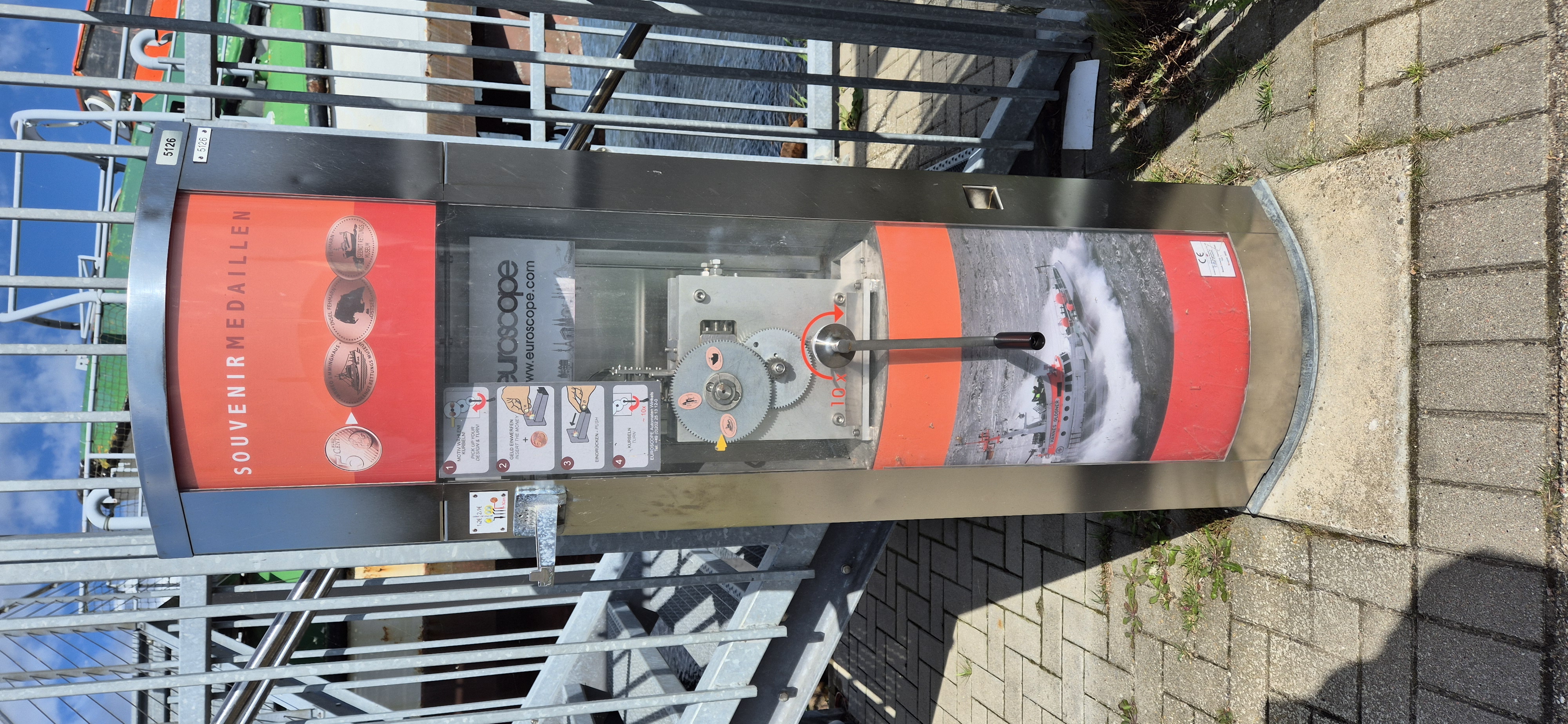 Münzautomat Seenotrettungsmuseum in Fehmarn