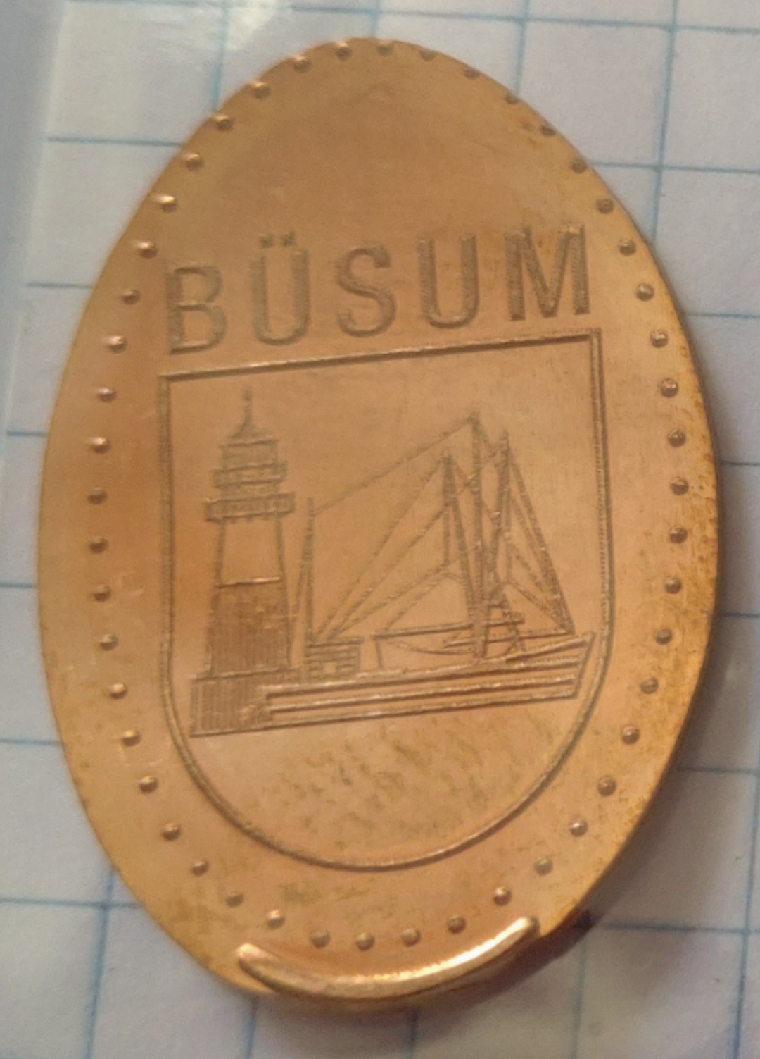 Souvenirmünze Kaufhaus Martin Stolz GmbH in Büsum