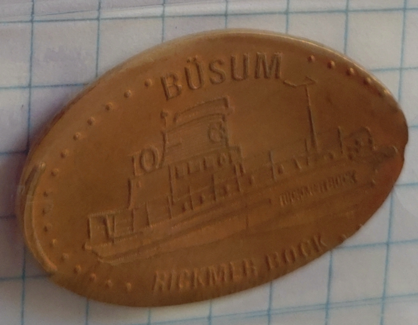 Souvenirmünze Kaufhaus Martin Stolz GmbH in Büsum