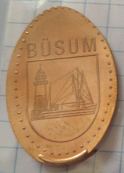 Souvenirmünze – Motiv von Münzautomat Kaufhaus Martin Stolz GmbH (Büsum)