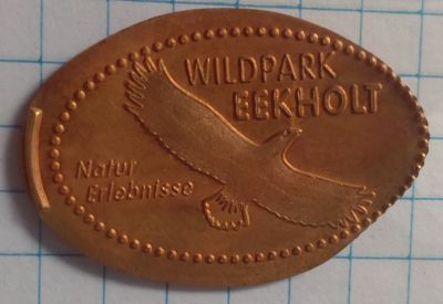 Souvenirmünze – Motiv von Münzautomat Wildpark Eekholt (Großenaspe)