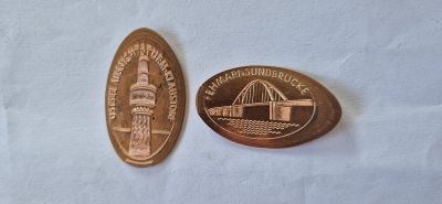 Souvenirmünze – Motiv von Münzautomat Aussichtsturm Klaustorf (Großenbrode)