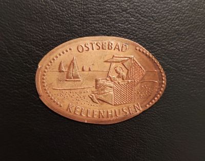Souvenirmünze – Motiv von Münzautomat Strandpromenade A3 (Kellenhusen)