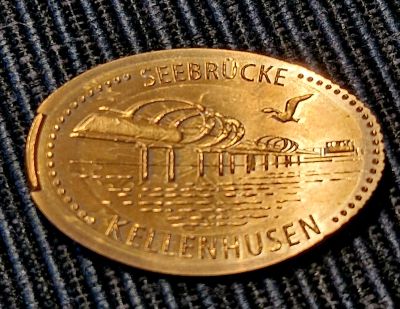 Souvenirmünze Strandpromenade A3 in Kellenhusen