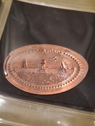 Souvenirmünze – Motiv von Münzautomat Welcome Center Kieler Förde (Kiel)