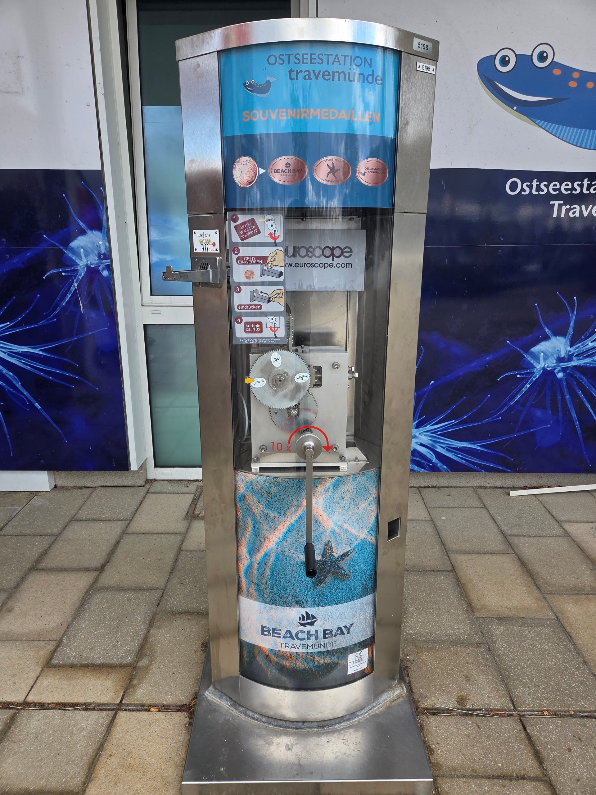 Münzautomat Ostseestation in Lübeck