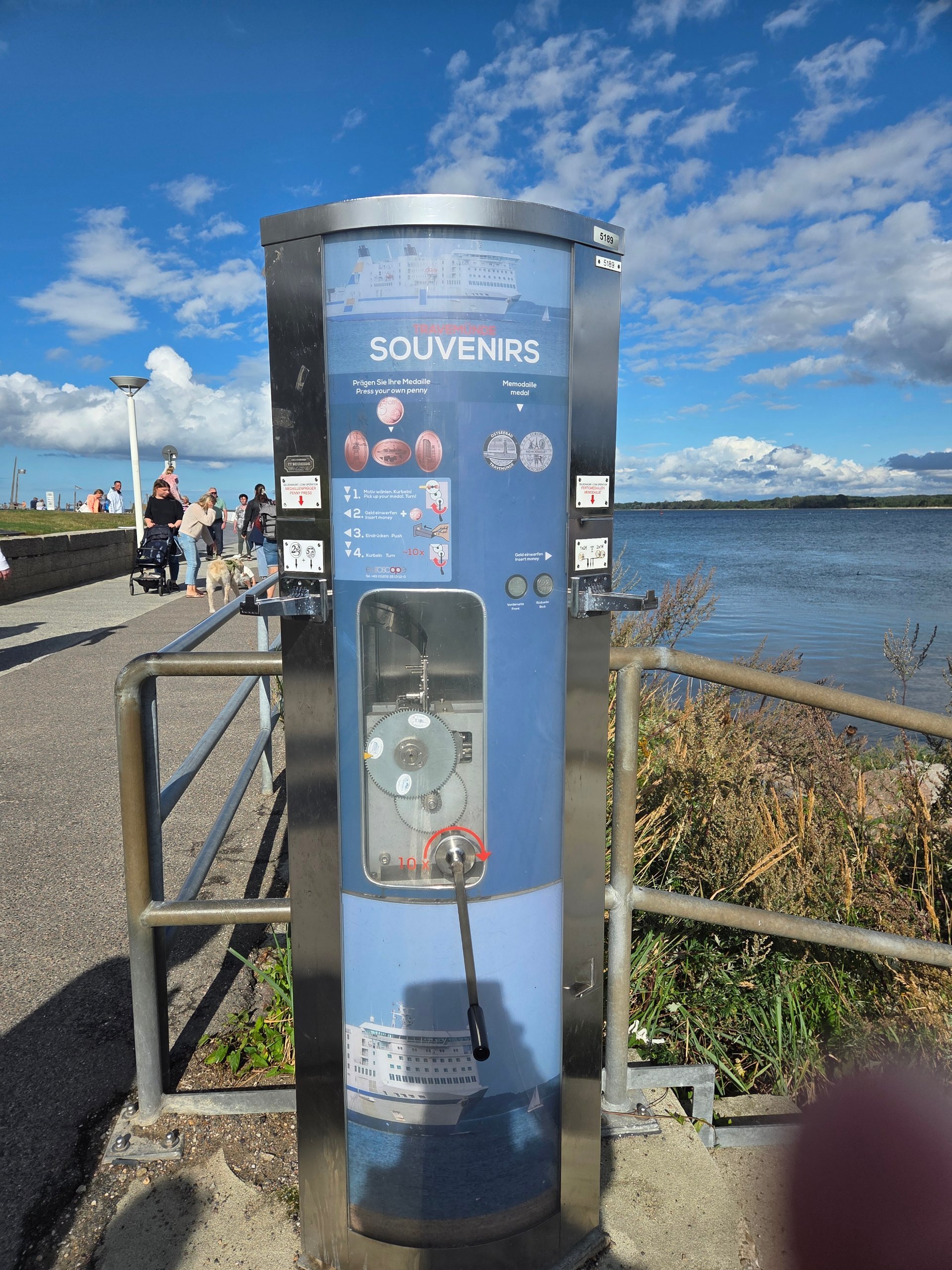 Münzautomat Travepromenade A1 in Lübeck