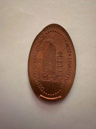 Moneda de recuerdo Travepromenade A1 en Lübeck