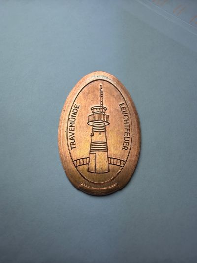 Moneda de recuerdo Travepromenade A1 en Lübeck