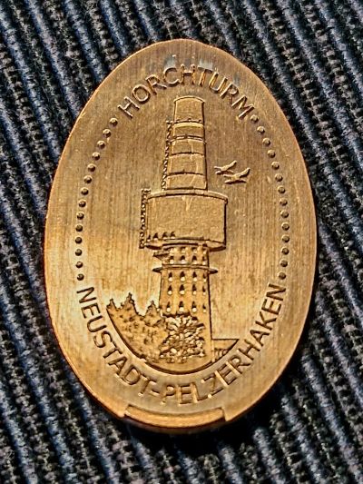 Moneda elongada – motivo de la máquina Seebrücke (Neustadt in Holstein/Pelzerhaken)