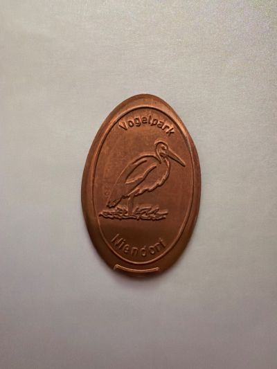 Pièce souvenir – motif de la machine Vogelpark (Niendorf)
