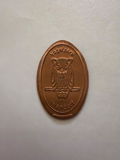 Pièce souvenir – motif de la machine Vogelpark (Niendorf)