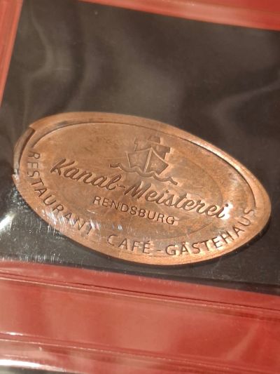 Souvenirmünze – Motiv von Münzautomat Kanal Meisterei (Osterrönfeld)