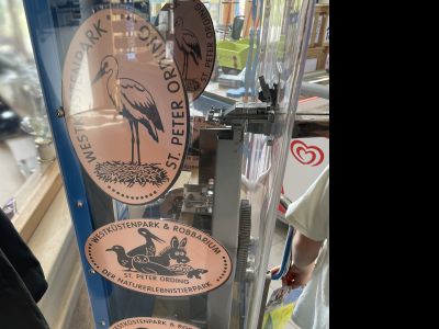 Souvenirmünze – Motiv von Münzautomat Westküstenpark A1 & A2 (St. Peter-Ording)