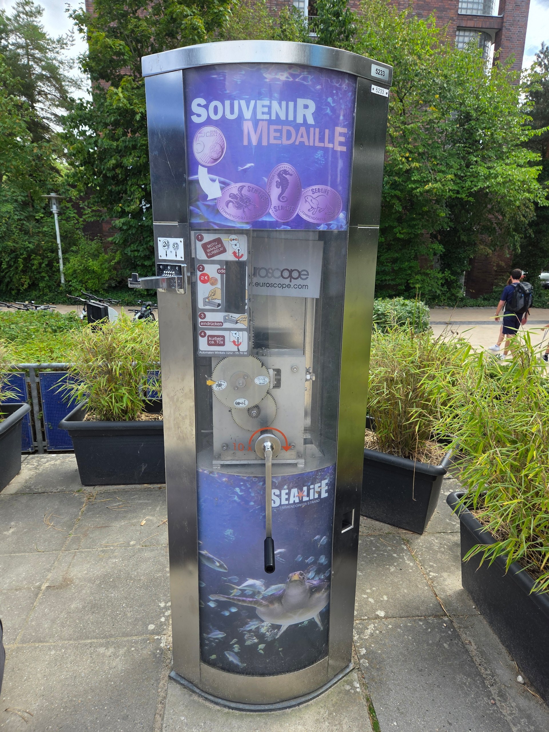 Münzautomat Sea Life A3 & A4 in Timmendorfer Strand