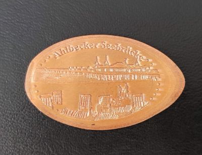 Souvenir coin Pavillon an der Seebrücke in Heringsdorf