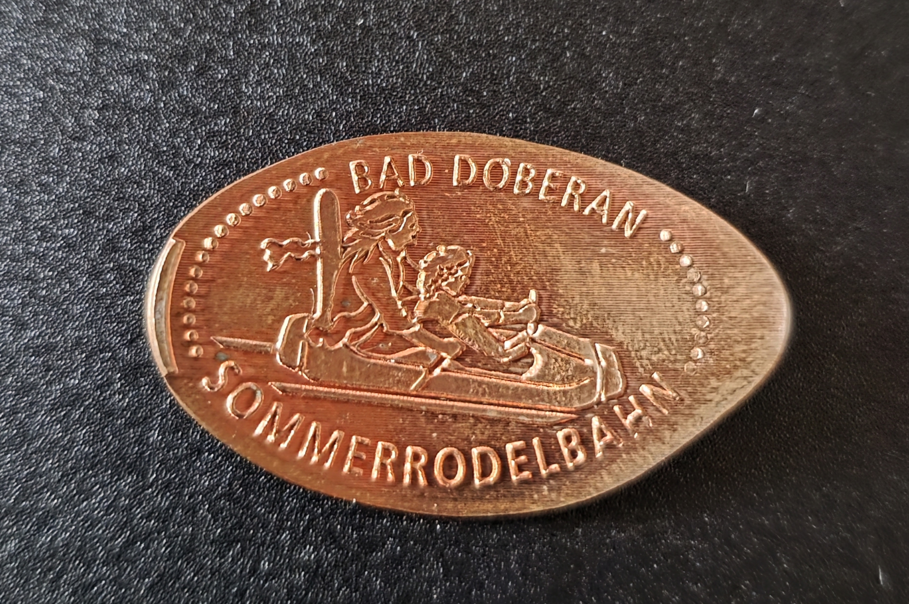 Souvenirmünze Sommerrodelbahn A1 in Bad Doberan