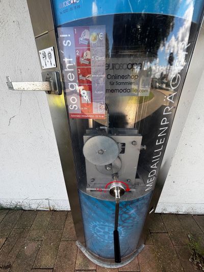 Münzautomat Eisenbahnhubbrücke in Usedom – Titelbild