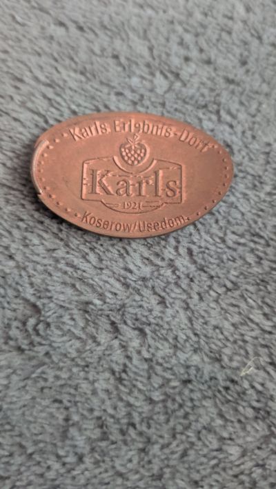 Souvenirmünze Karls Erlebnis Dorf in Koserow