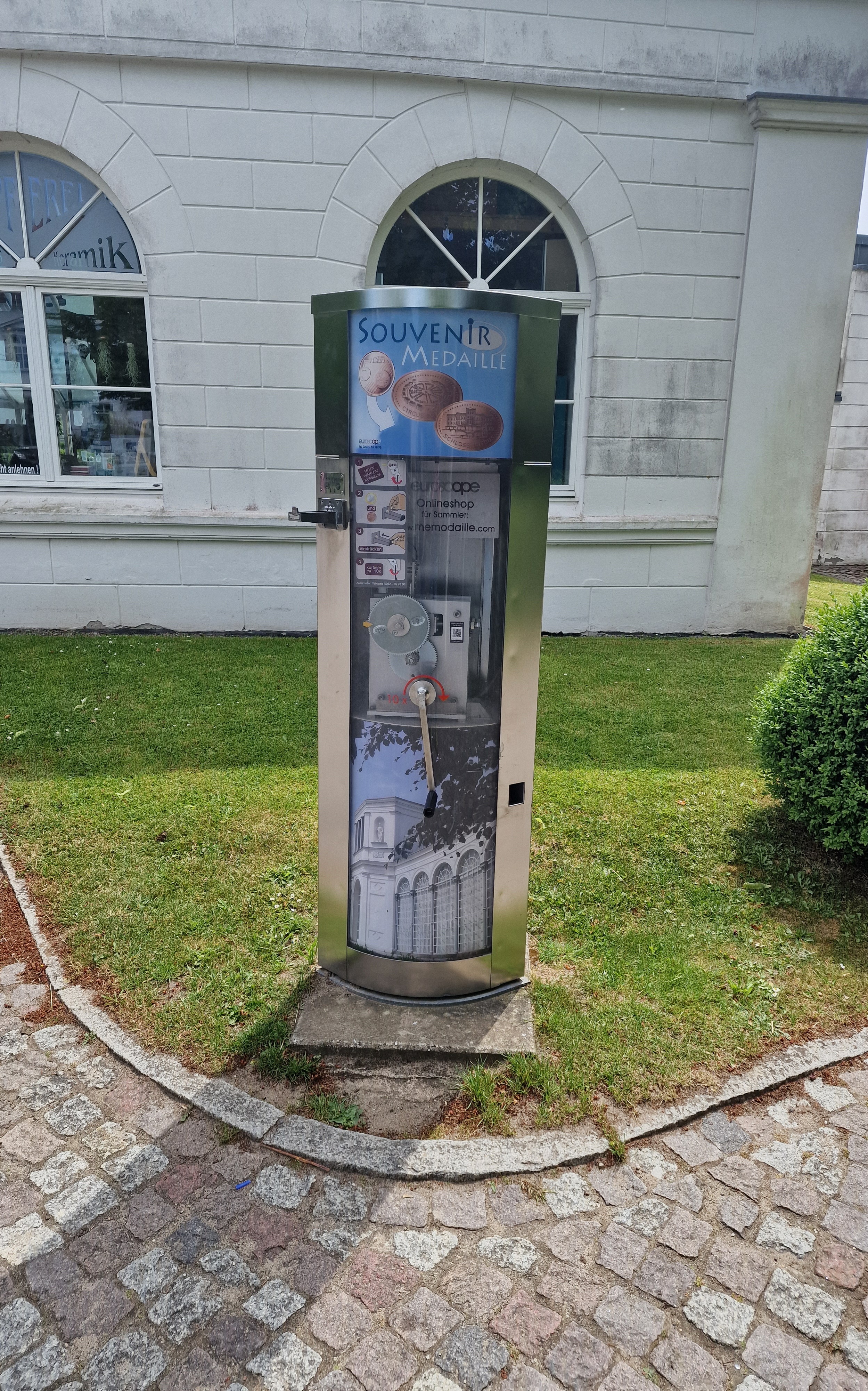 Münzautomat Orangerie in Putbus