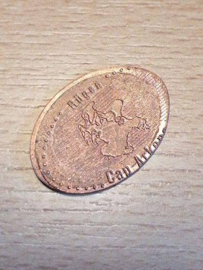 Souvenirmünze – Motiv von Münzautomat Kap Arkona (A3) (Putgarten (Rügen))