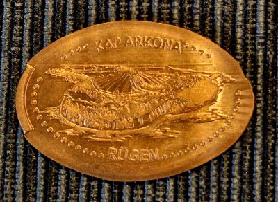 Souvenirmünze Kap Arkona (A3) in Putgarten