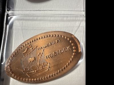 Souvenirmünze – Motiv von Münzautomat Stadtinformation (Rostock)