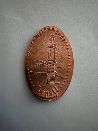 Souvenirmünze – Motiv von Münzautomat Promenade (R.-Warnemünde)