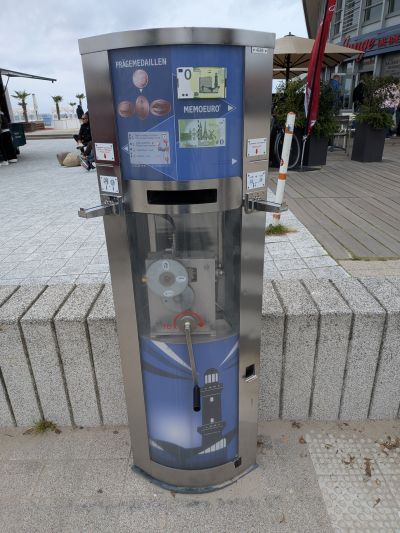 Moneta souvenir Teepott a Rostock