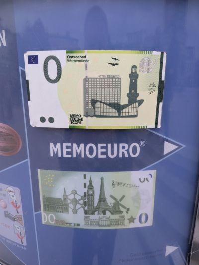 Moneta souvenir Teepott a Rostock