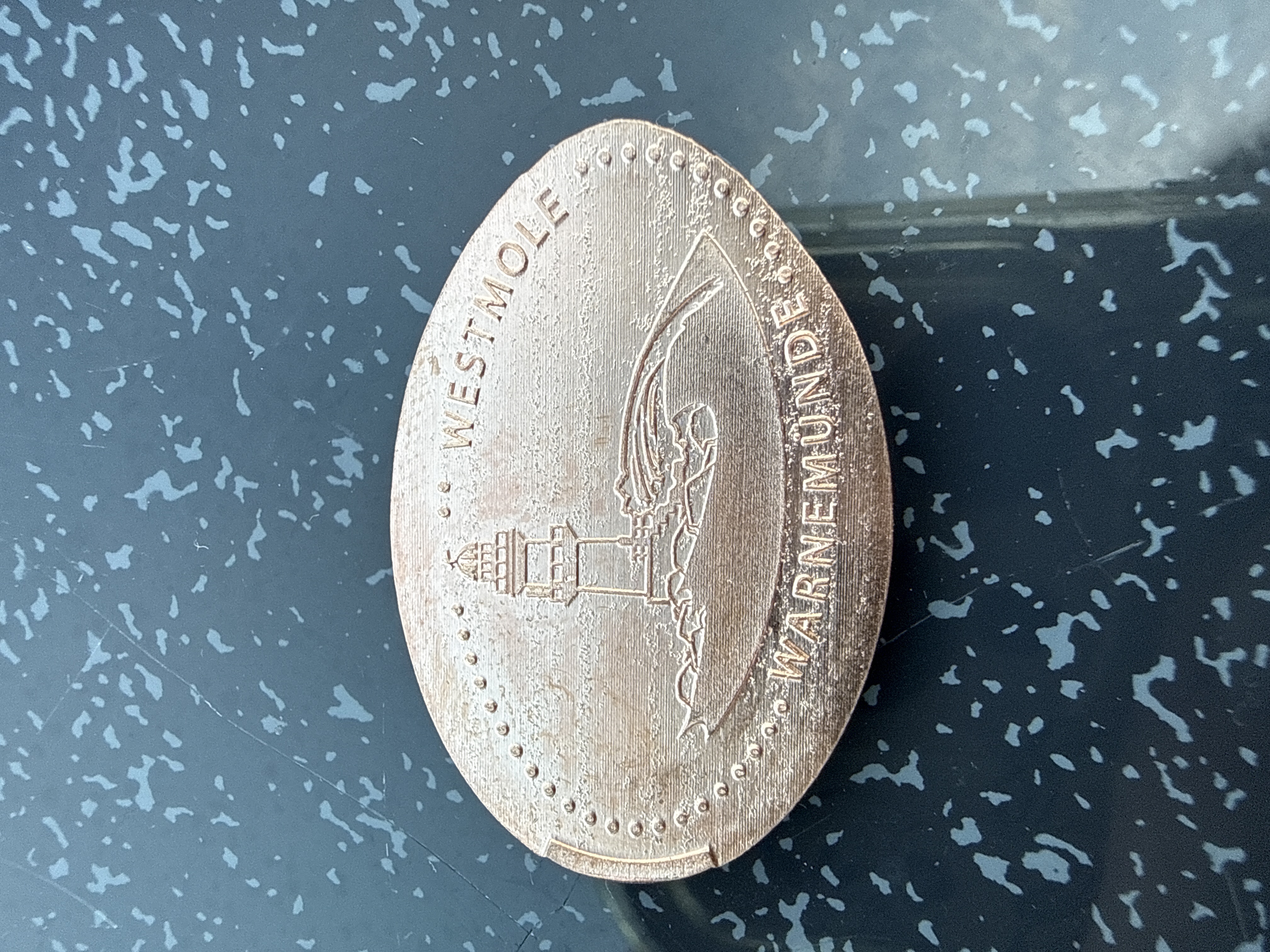 Souvenirmünze Westmole