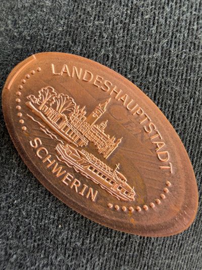 Moneda de recuerdo Weiße Flotte en Schwerin