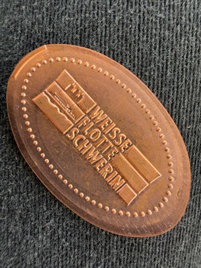 Moneda de recuerdo Weiße Flotte en Schwerin
