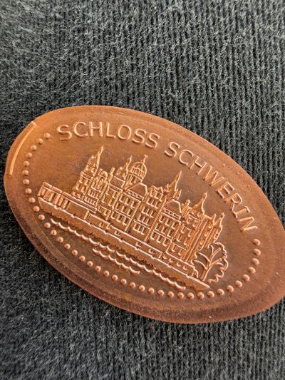 Moneda de recuerdo Weiße Flotte en Schwerin