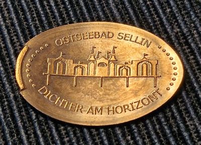 Moneta souvenir Seebrücke a Sellin