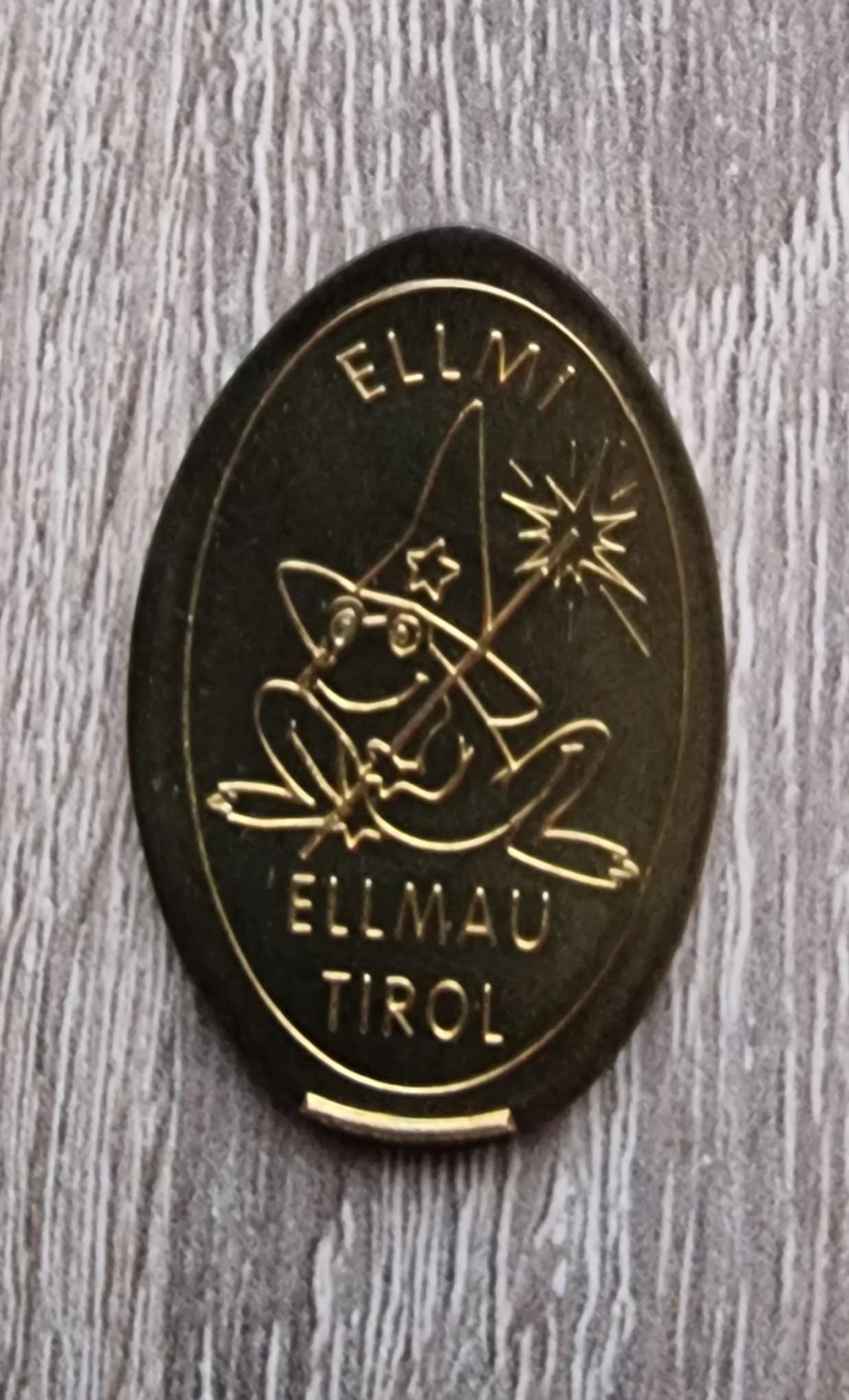 Souvenirmünze – Motiv von Münzautomat Hartkaiserbahn Ellmau (Ellmau, Bergstation)