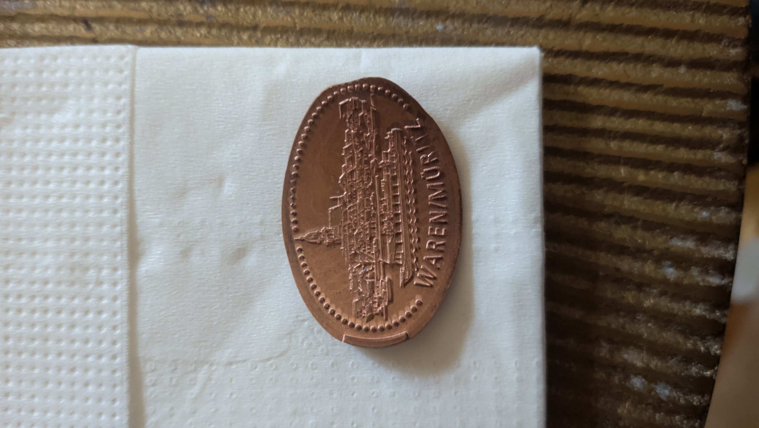 Souvenirmünze Hafen